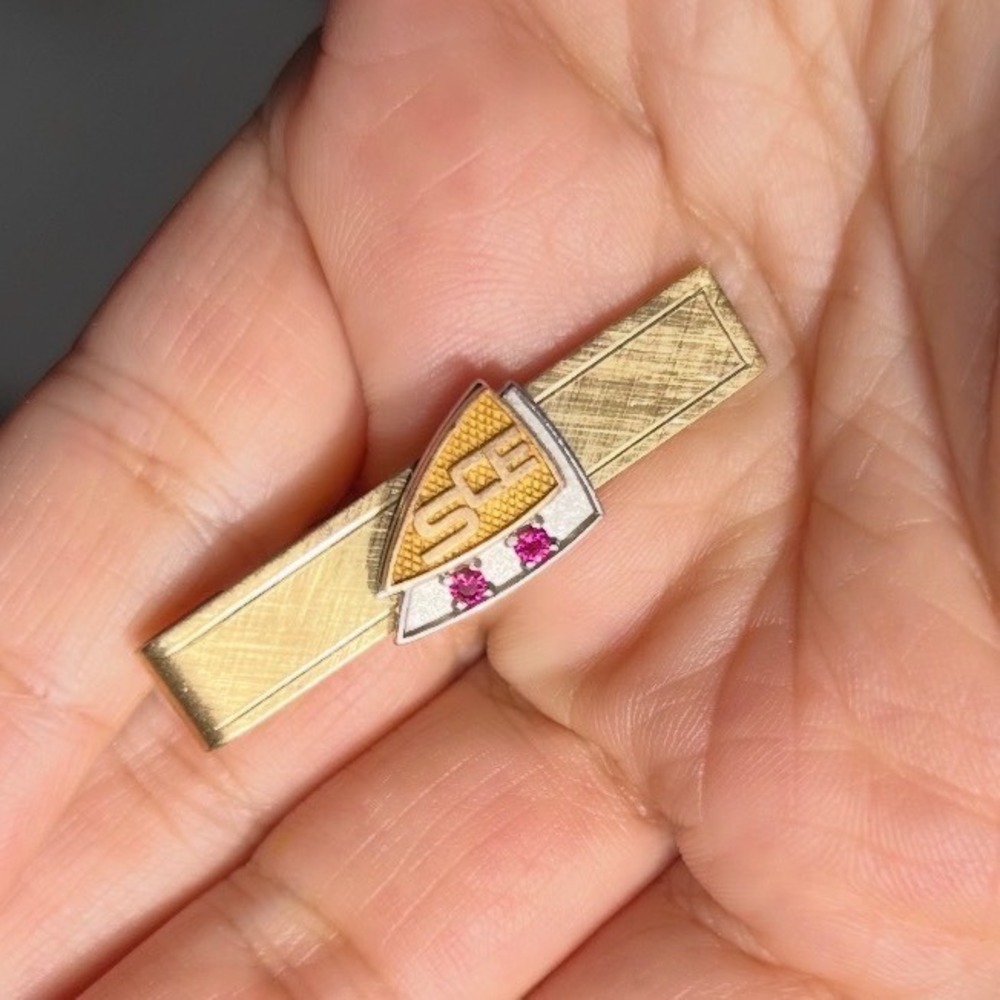 Vitage SCE Southern California Edison Service Award 12K gold filled Clip Tanner